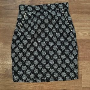 Professional stitched mini skirt
